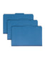 SafeSHIELD® Pressboard Classification File Folders with Pocket Dividers, Dark Blue Color, Legal Size, Set of 0, 30086486190771