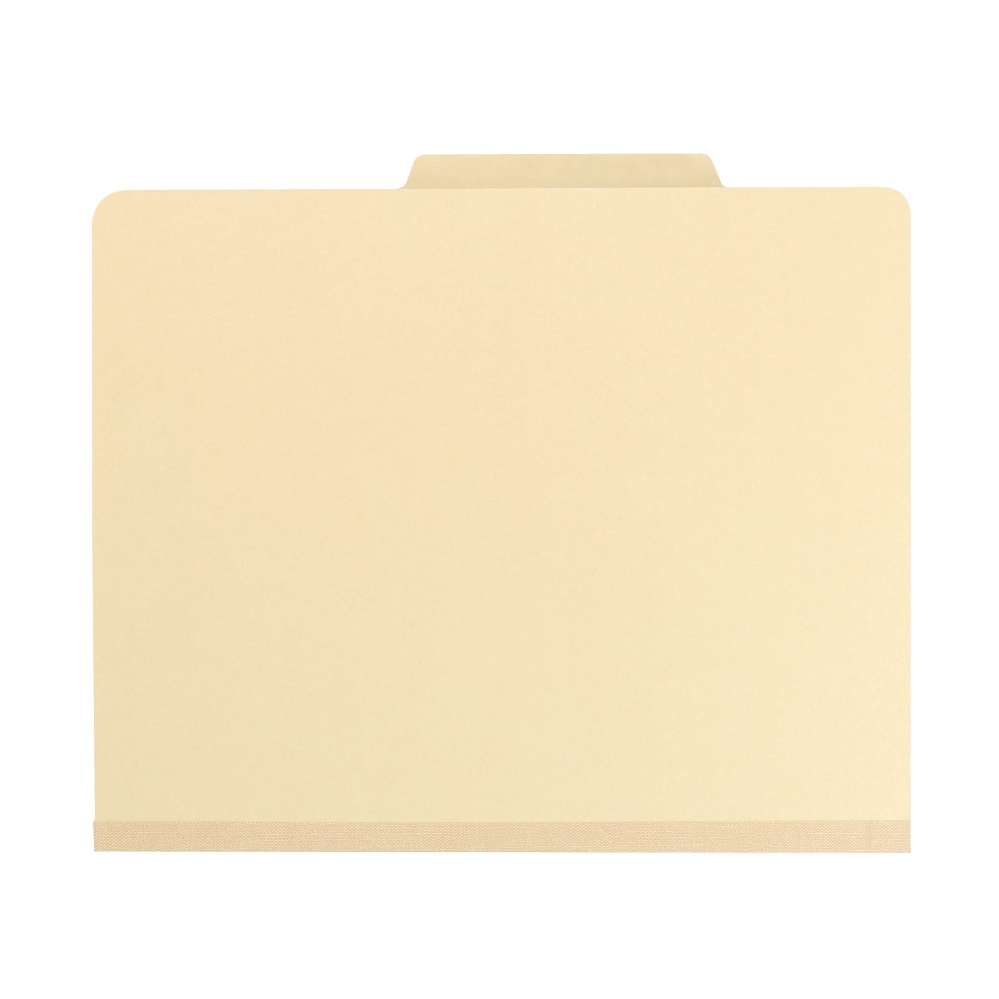 Classification File Folders, 1 Divider, 2 inch Expansion, Manila Color, Letter Size, Set of 4, 086486137065