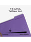 Reinforced Tab Fastener File Folders, 1/3-Cut Tab, 2 FastenersReinforced Tab Fastener File Folders, 1/3 Cut, Purple, Letter, Purple, Letter Size, Set of 50, 086486130400