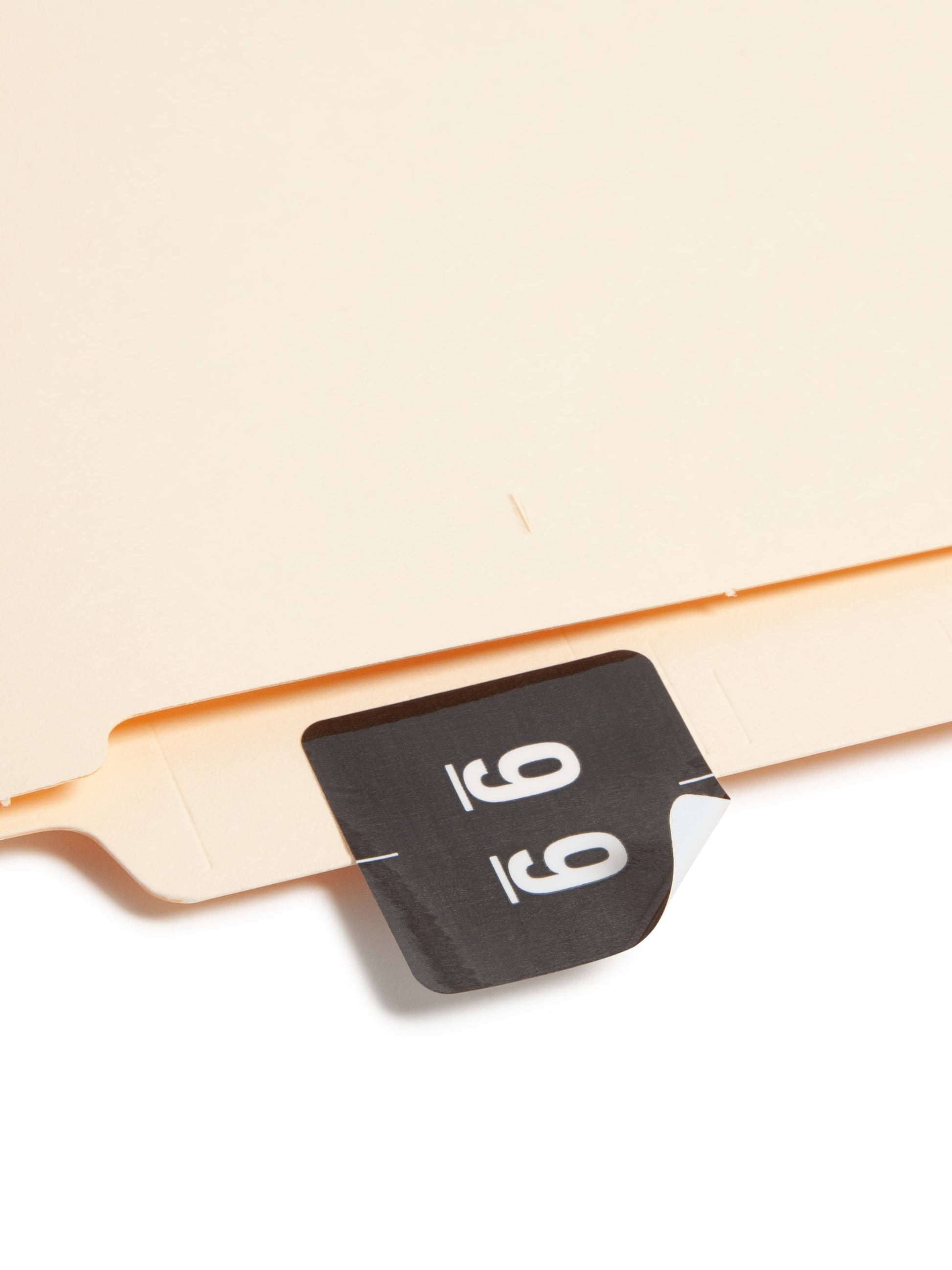 DCC Color-Coded Numeric Labels - Rolls, Black Color, 1-1/2" X 1-1/2" Size, Set of 250, 086486674294