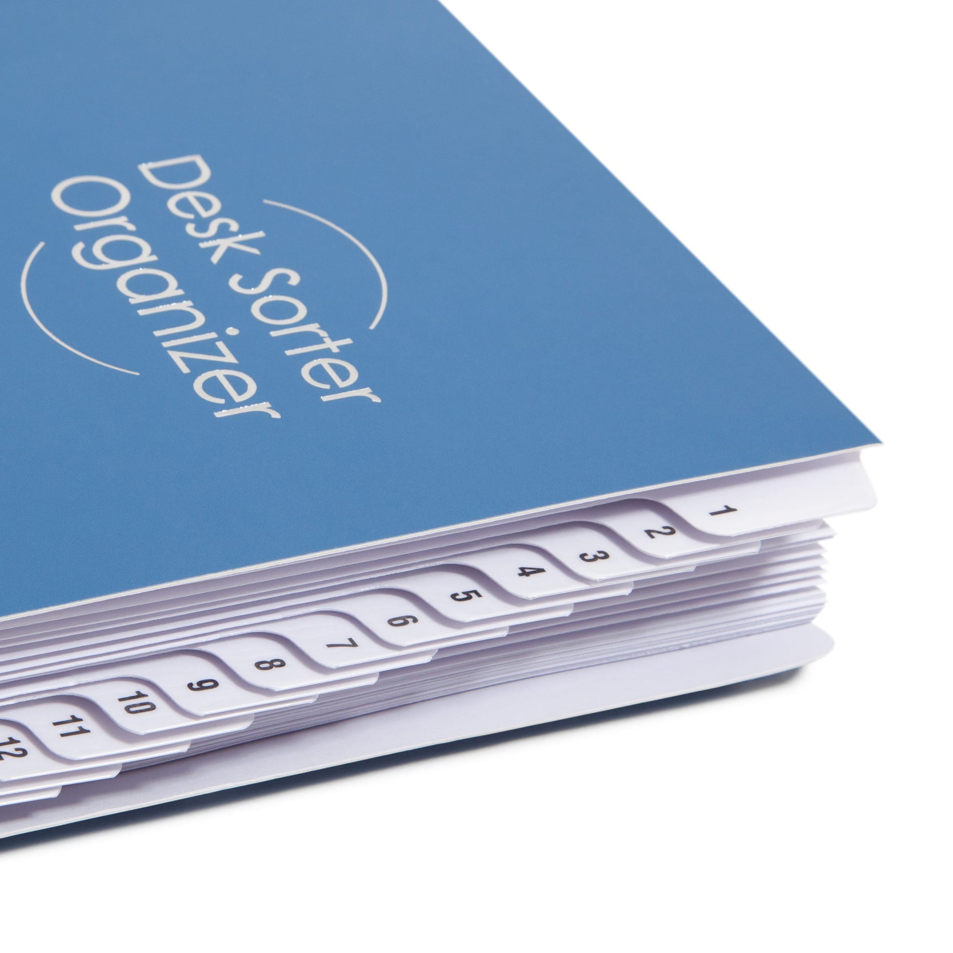 Desk File/Sorters, Dark Blue Color, Letter Size, Set of 1, 086486892940