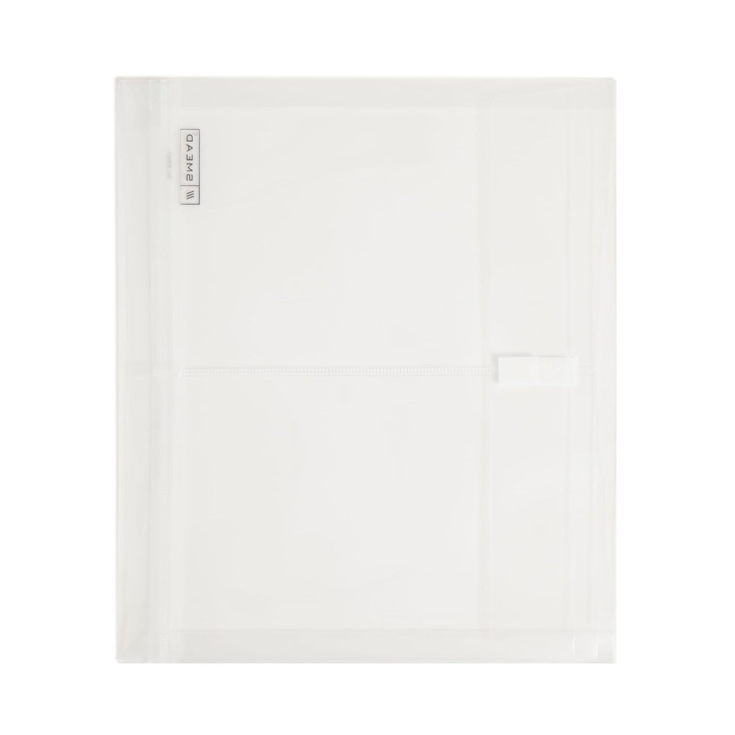 Poly Envelopes with Hook and Loop Closure, 1-1/4 Inch Expansion, Side Load, Clear Color, Letter Size, Set of 5, 086486896610