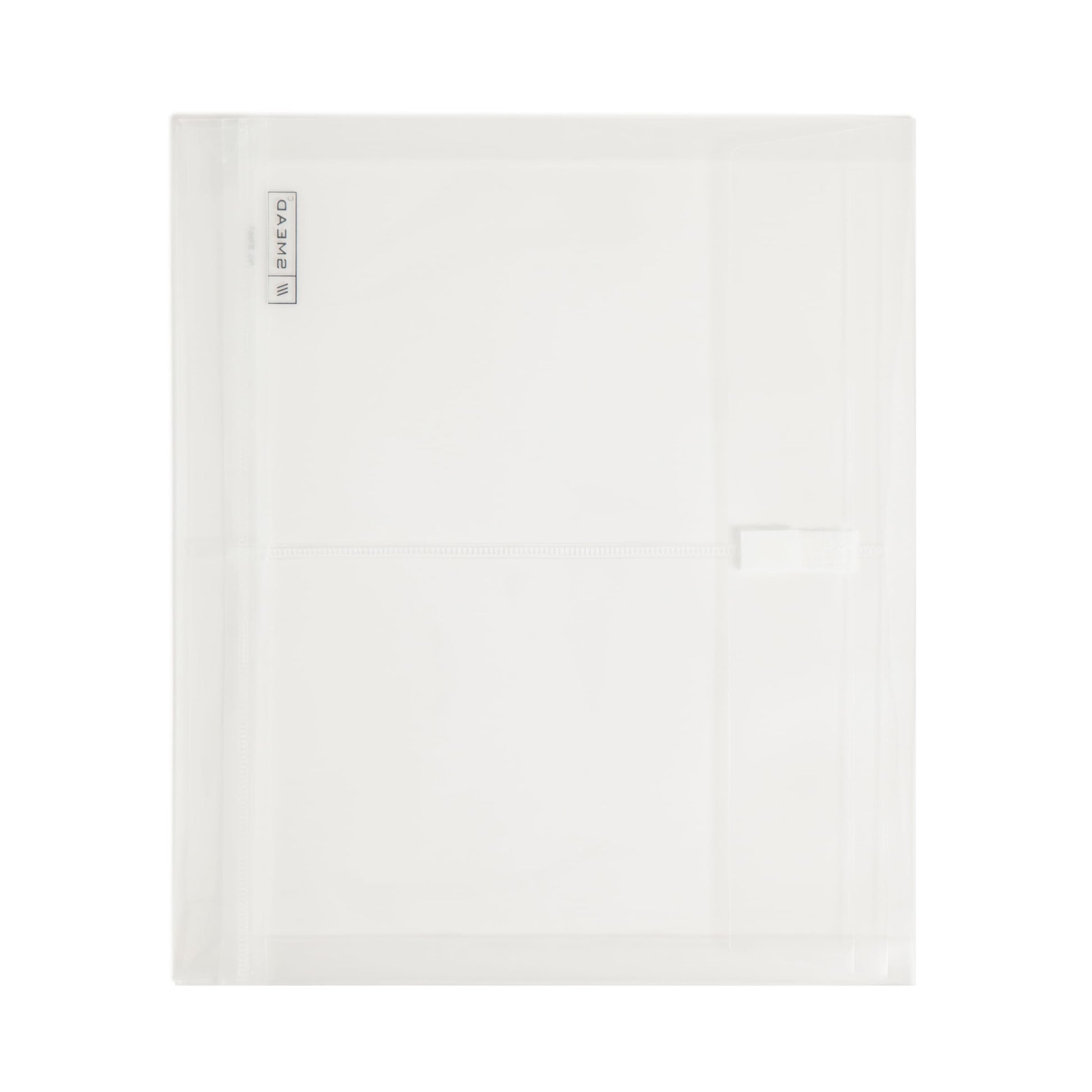 Poly Envelopes with Hook and Loop Closure, 1-1/4 Inch Expansion, Side Load, Clear Color, Letter Size, Set of 5, 086486896610