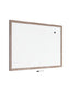 Rustic Frame Dry Erase Board, Brown, White, 47" x 35", 4 x 3, White, 47" X 35" Size, Set of 1, 843463148939