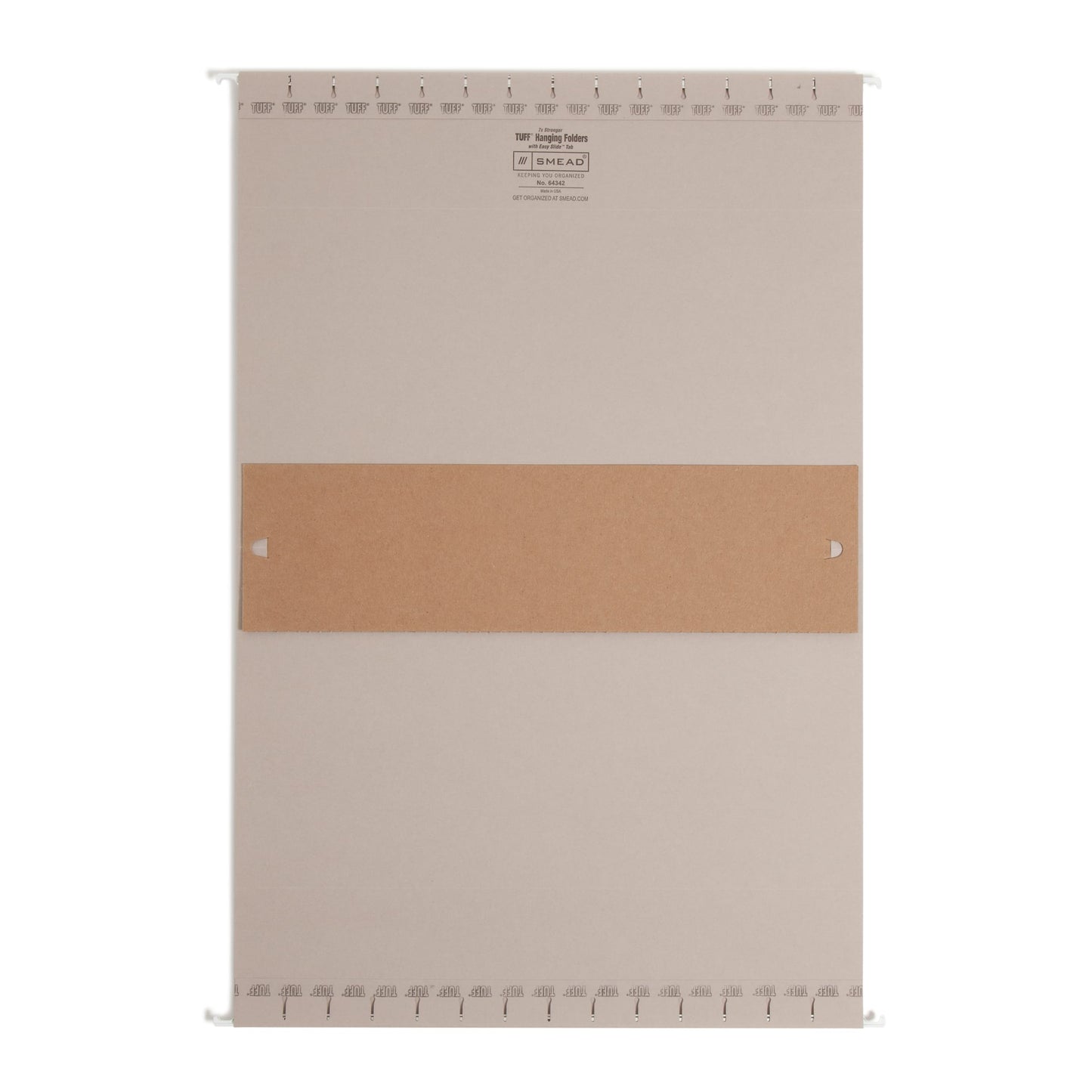 TUFF® Hanging Box Bottom File Folders with Easy Slide® Tabs, 4 inch Expansion, Gray Color, Legal Size, Set of 1, 086486643429