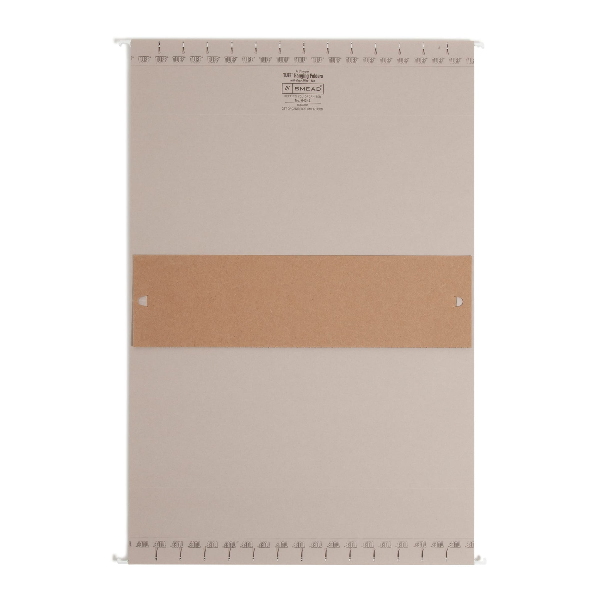 TUFF® Hanging Box Bottom File Folders with Easy Slide® Tabs, 4 inch Expansion, Gray Color, Legal Size, Set of 1, 086486643429