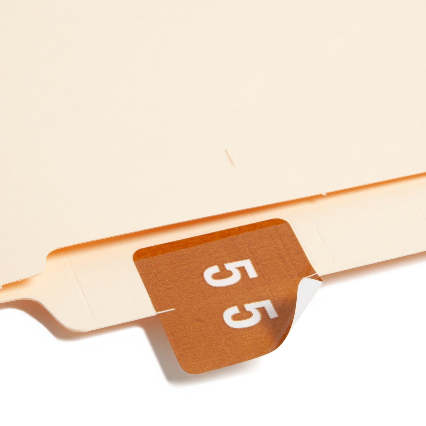 DCC Color-Coded Numeric Labels - Rolls, Brown Color, 1-1/2" X 1-1/2" Size, Set of 250, 086486674256