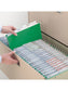 TUFF® Hanging File Folders with Easy Slide® Tabs, Green Color, Letter Size, Set of 1, 086486640428