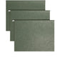 Standard Hanging File Folders with 1/5-Cut Tabs, Standard Green Color, Letter Size, Set of 25, 086486640558