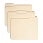 100% Recycled File Folders, Manila Color, Letter Size, Set of 100, 086486103398