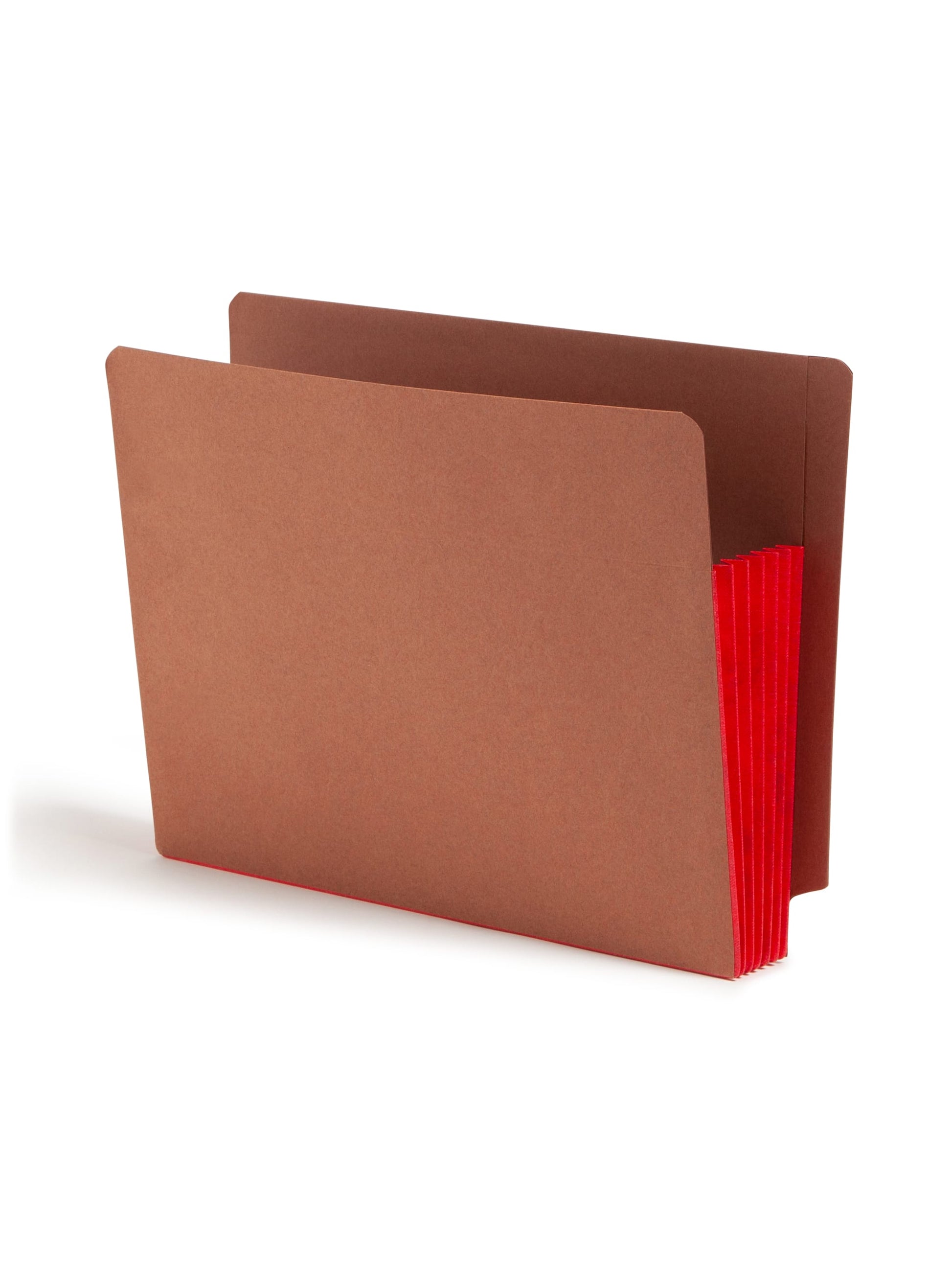 Reinforced End Tab File Pockets, Straight-Cut Tab, 5-1/4 inch Expansion, Red Color, Extra Wide Letter Size, Set of 0, 30086486736962
