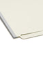 Pressboard End Tab File Folders, Straight-Cut Tab, 1 inch Expansion, Gray/Green Color, Letter Size, 