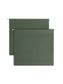 Hanging Box Bottom File Folders, 3 inch Expansion, Standard Green Color, Letter Size, Set of 25, 086486642798