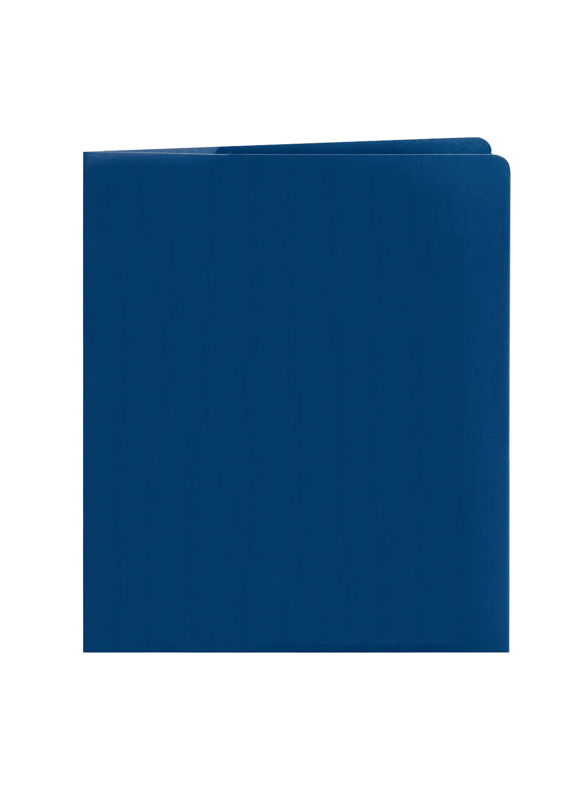 Lockit® Two-Pocket Folders, Dark Blue Color, Letter Size, Set of 0, 30086486879829