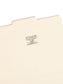 Reinforced Tab File Folders, 1/3-Cut Center Tab, Manila Color, Letter Size, Set of 100, 086486103367