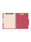Classification File Folders, 1 Divider, 2 inch Expansion, Red Color, Letter Size, Set of 0, 30086486137035