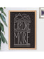 MDF Frame Magnetic Chalkboard, Birch, Black, 2" x 1", 2' or smaller, Black, 2" X 1" Size, Set of 1, 812296023102