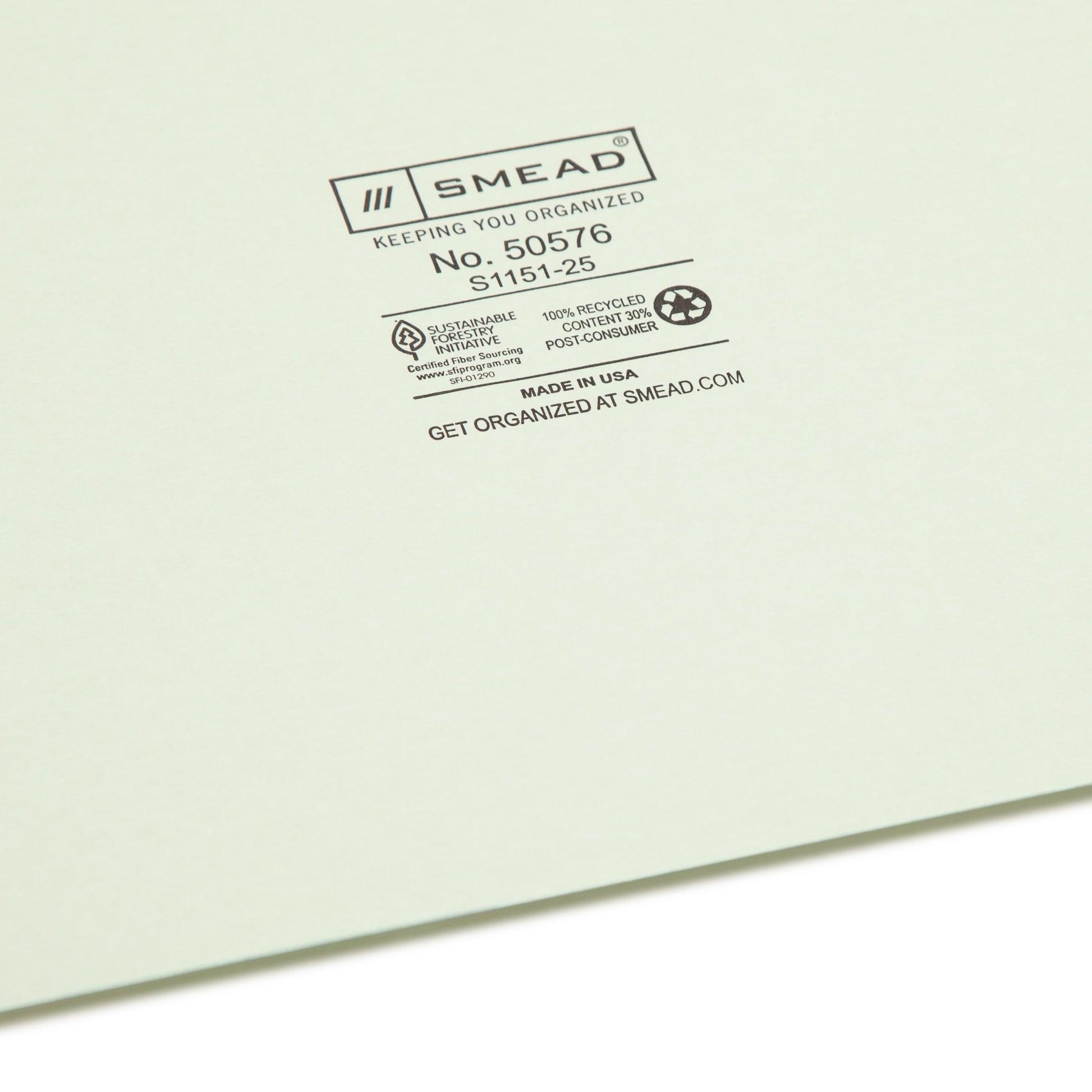 Heavyweight Filing Guides with Alphabetic Indexing, 1/5-Cut Metal Tab, Gray/Green Color, Letter Size, Set of 25, 086486505765