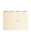 Reinforced Tab Fastener File Folders, Straight-Cut Tab, 2 Fasteners, Manila Color, Legal Size, Set of 50, 086486195133