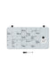 Glass Cubicle Magnetic Dry Erase Calendar Board, White, 23" x 12", 2' or Smaller, White, 23" X 12" Size, Set of 1, 817894023417