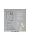 Floating Glass Non-Magnetic Dry Erase Board, Gray, 35" x 35", 3 x 3, Gray, 35" X 35" Size, Set of 1, 817894029075