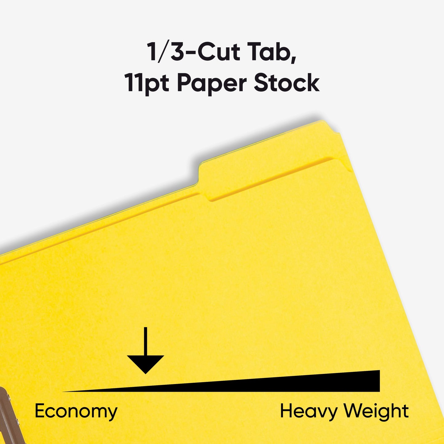 Reinforced Tab Fastener File Folders, 1/3-Cut Tab, 2 Fasteners, Assorted Colors Color, Letter Size, Set of 50, 086486119757