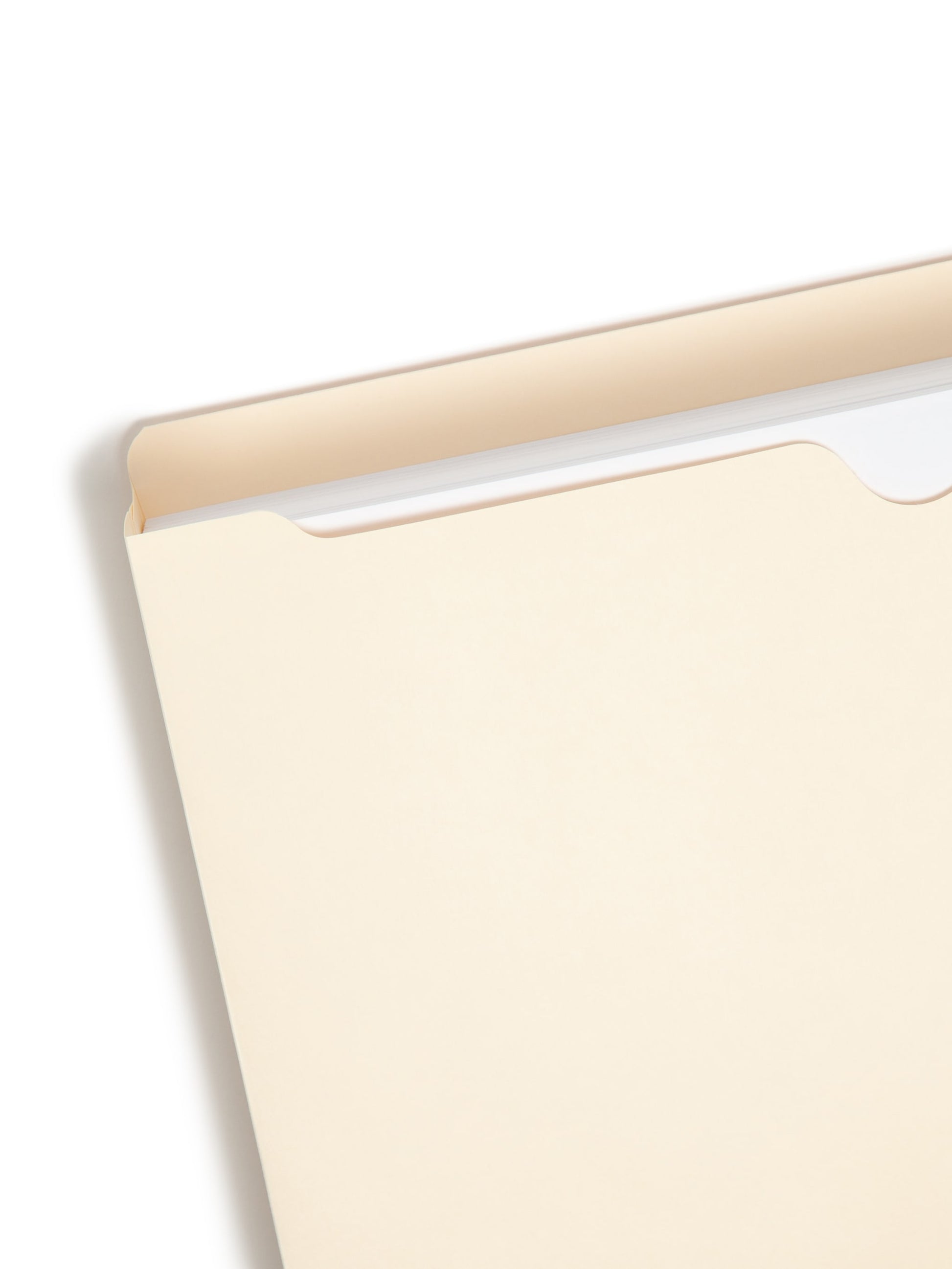 File Jackets, 2 inch Expansion, Straight-Cut Tab, Manila Color, Legal Size, Set of 50, 30086486765603