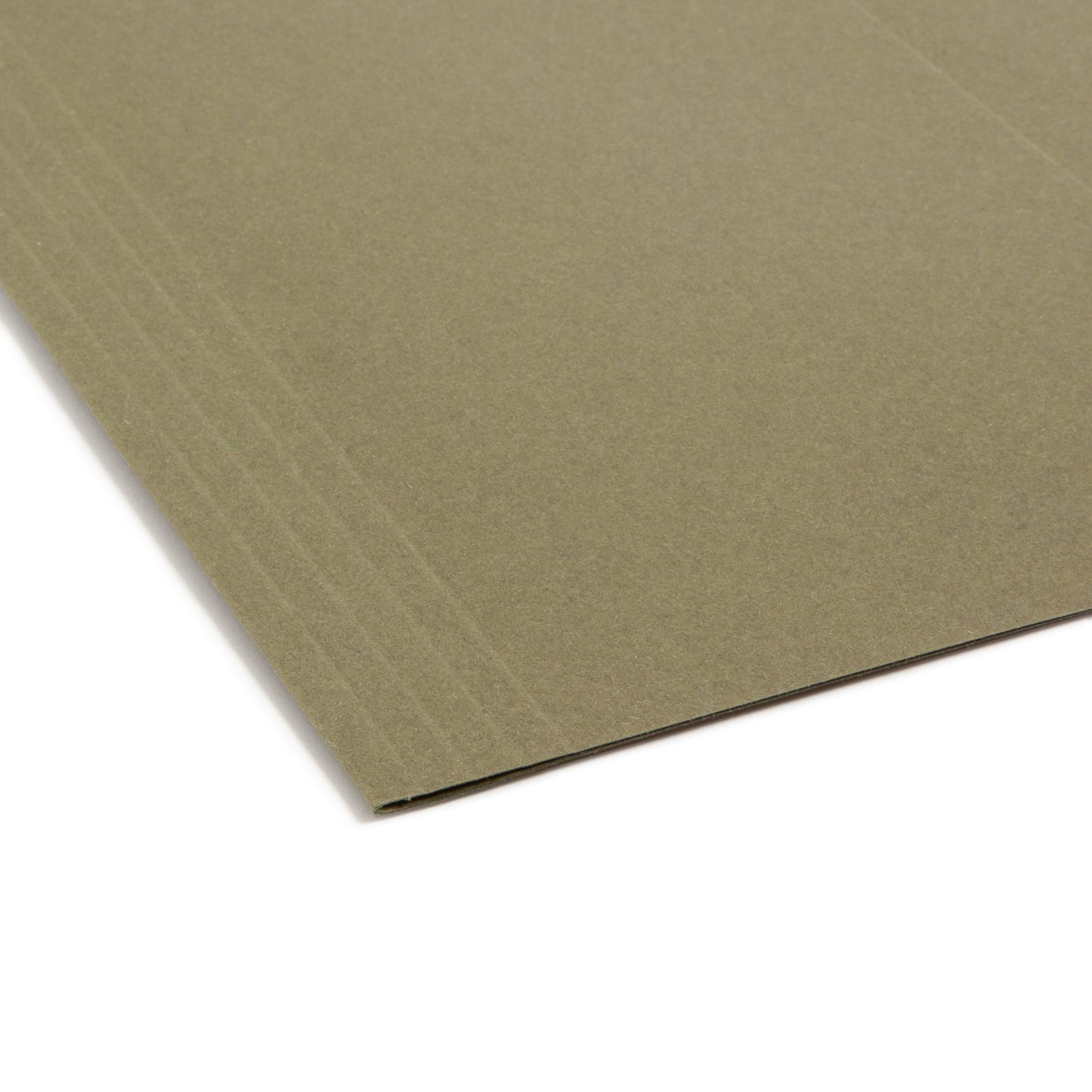 100% Recycled Hanging File Folders, Standard Green Color, Letter Size, Set of 25, 086486650014