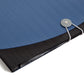 Poly Expanding Files with Flap, 12 Pockets, Wave Pattern, Blue Color, Letter Size, Set of 1, 086486708630