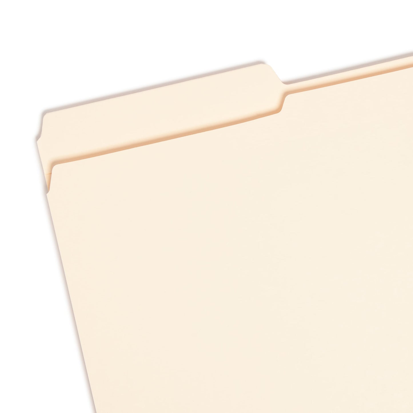 Heavy Duty Reinforced Tab File Folders, 1/3-Cut Tab, Manila Color, Letter Size, Set of 45, 086486104388