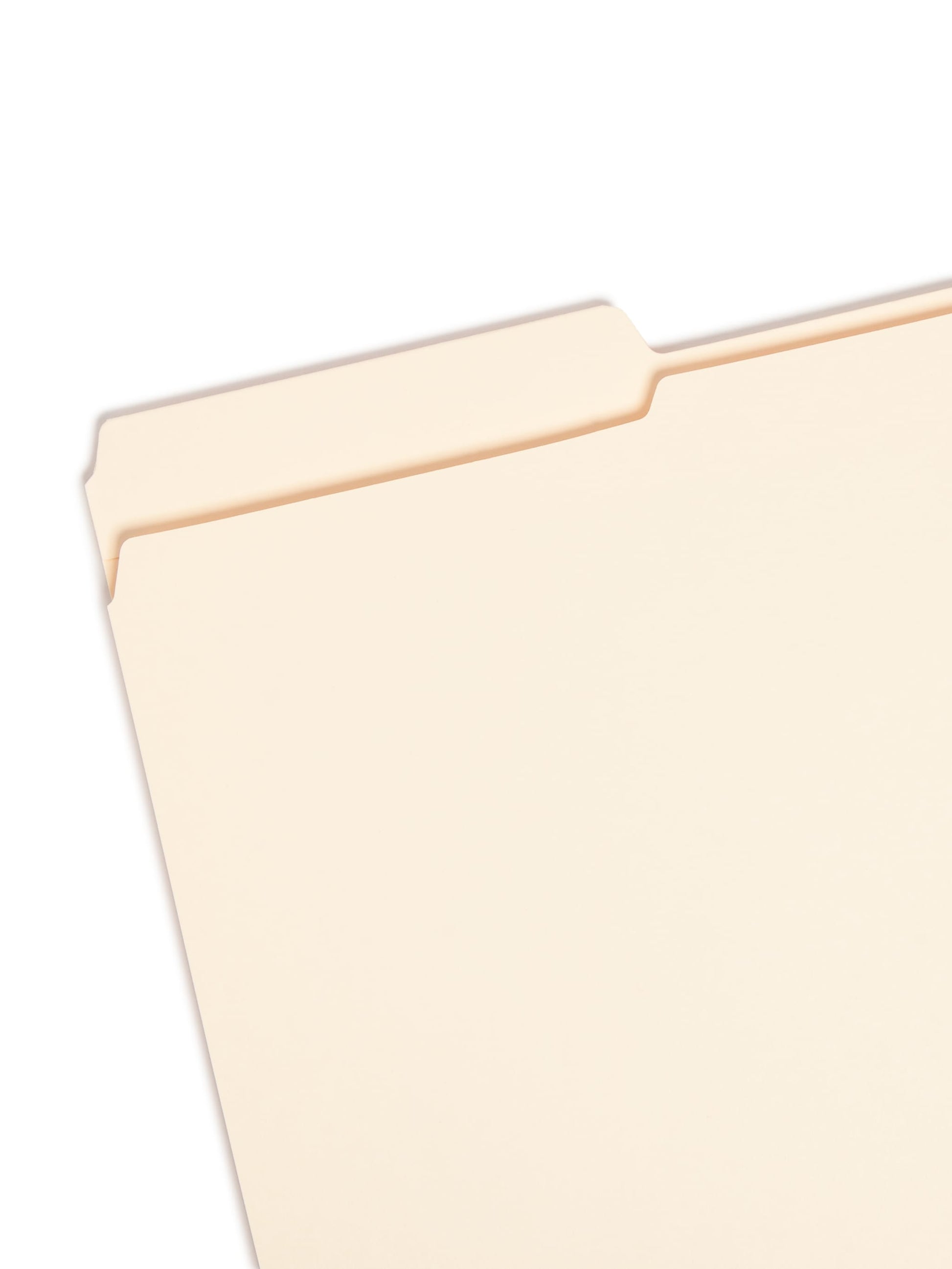 Heavy Duty Reinforced Tab File Folders, 1/3-Cut TabReinforced Tab File Folders, 1/3 Cut, Manila, Letter, Manila, Letter Size, Set of 45, 086486104388