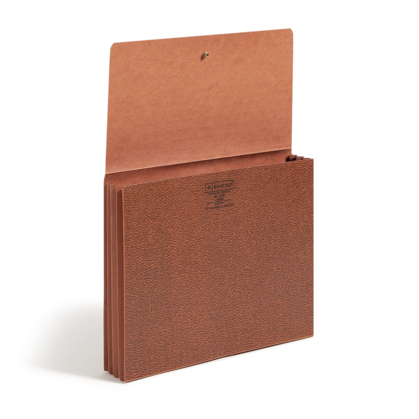 Redrope-Printed Expanding Wallets with Elastic Cord, Redrope Gusset, 3-1/2 Inch Expansion, Brown Color, Letter Size, Set of 10, 30086486713536