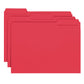 Interior File Folders, Red Color, Letter Size, Set of 100, 086486102674