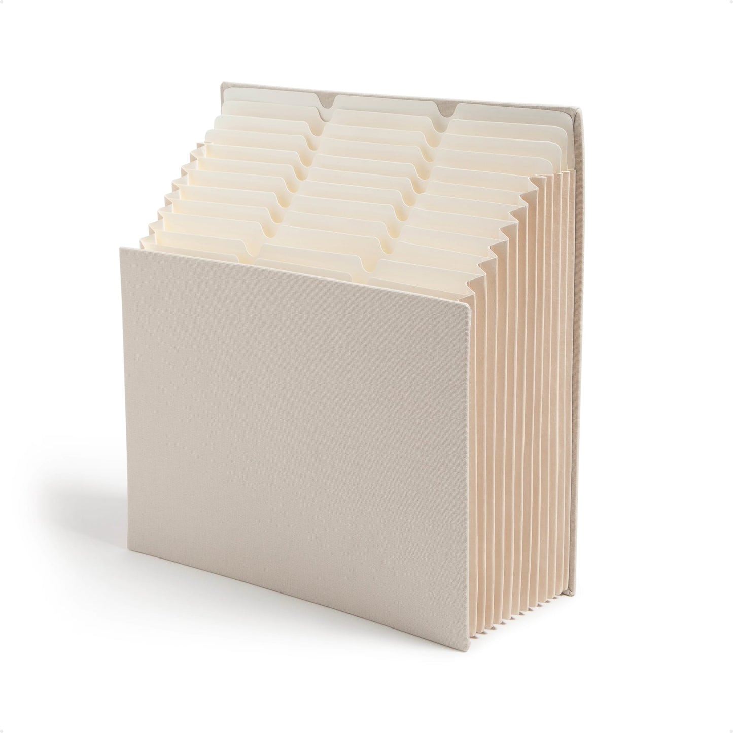 Expanding Stadium® File, 12 Pockets, Beige Color, 13.6" X 12.25" X 1.88" Size, Set of 1, 086486702263