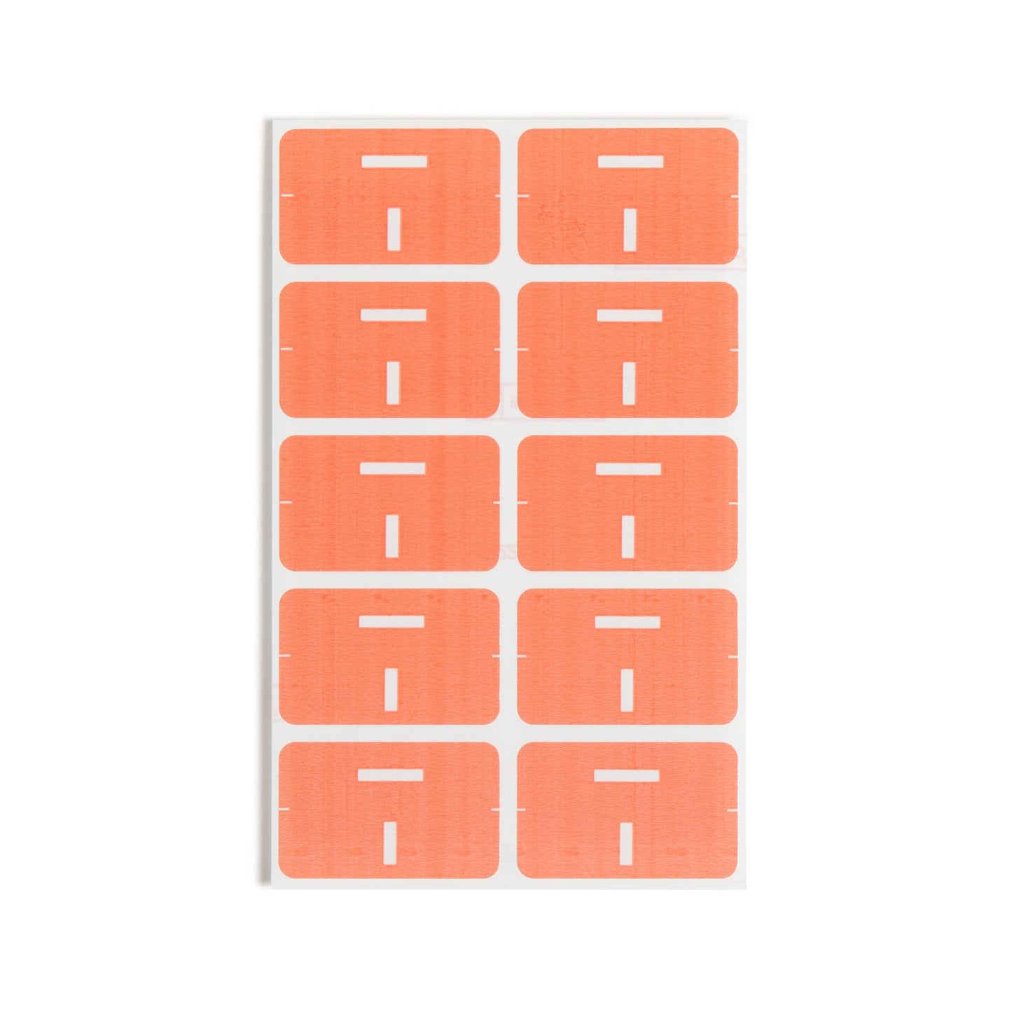 AlphaZ® ACCS Color Coded Alphabetic Labels - Sheets, Pink Color, 1" X 1-5/8" Size, Set of 100, 086486671798