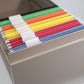 Standard Hanging File Folders with 1/5-Cut Tabs, Assorted Colors Color, Legal Size, Set of 25, 086486641593