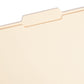 Reinforced Tab File Folders, 1/3-Cut Center Tab, Manila Color, Letter Size, Set of 100, 086486103367