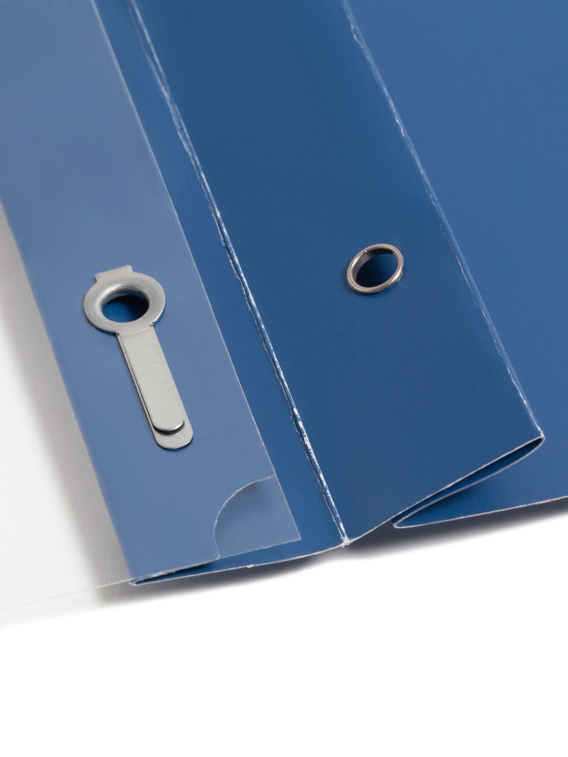 Heavyweight Paper Report Covers with Clear Front, Dark Blue Color, Letter Size, Set of 25, 30086486874558
