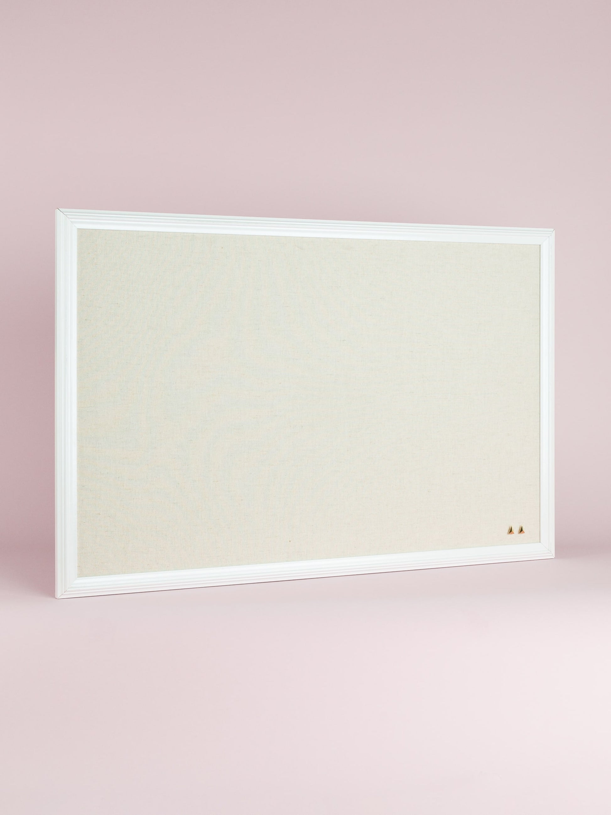 Decor Frame Linen Bulletin Board, White, Brown, 30" x 20", 3 x 2, Brown, 30" X 20" Size, Set of 1, 817894020744