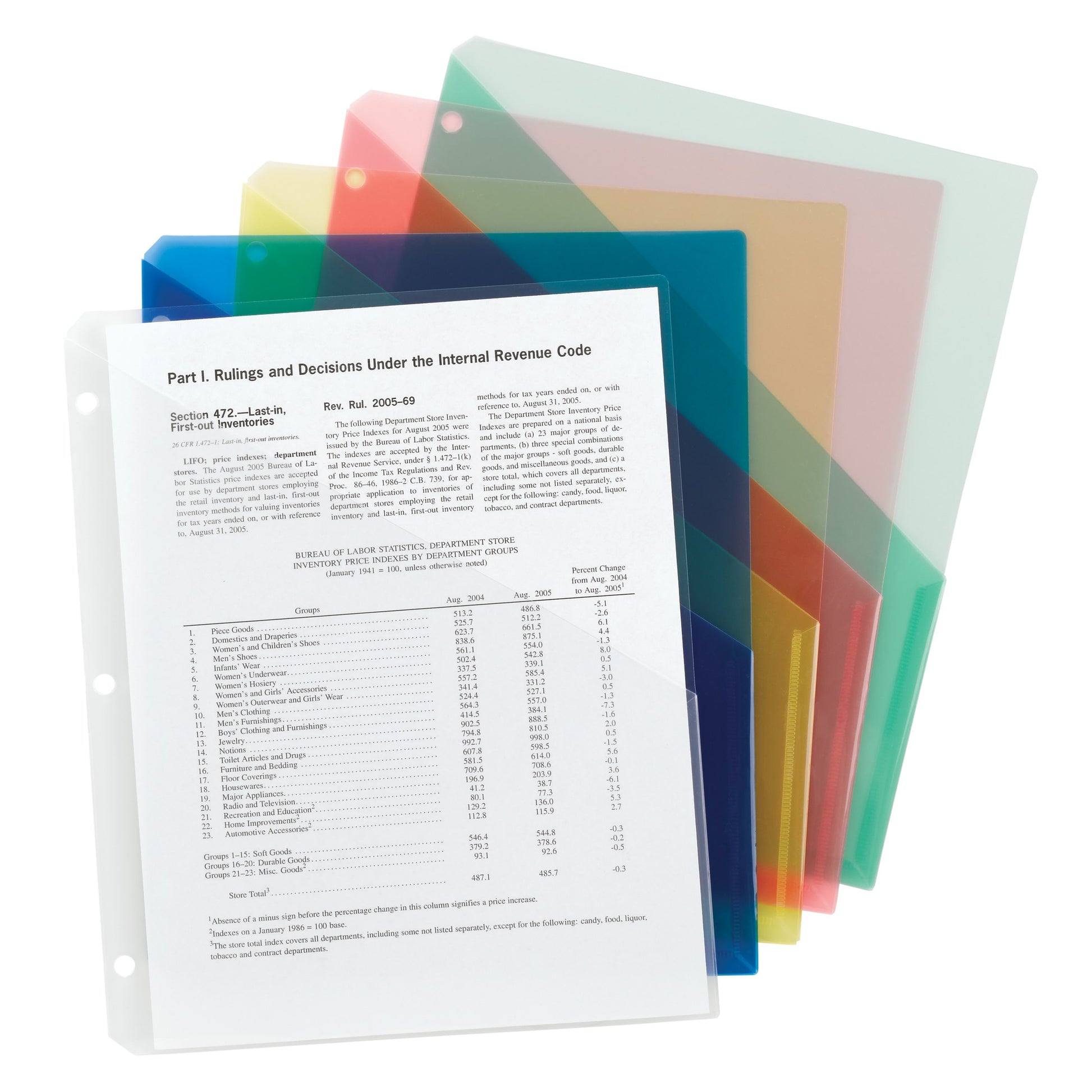 Assorted Colors Color, Letter Size, Set of 5, 086486895057