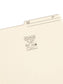 Reversible Printed Tab File Folders, 1/2-Cut Tab, 9 1/2 pt., Manila Color, Letter Size, Set of 100, 086486101455