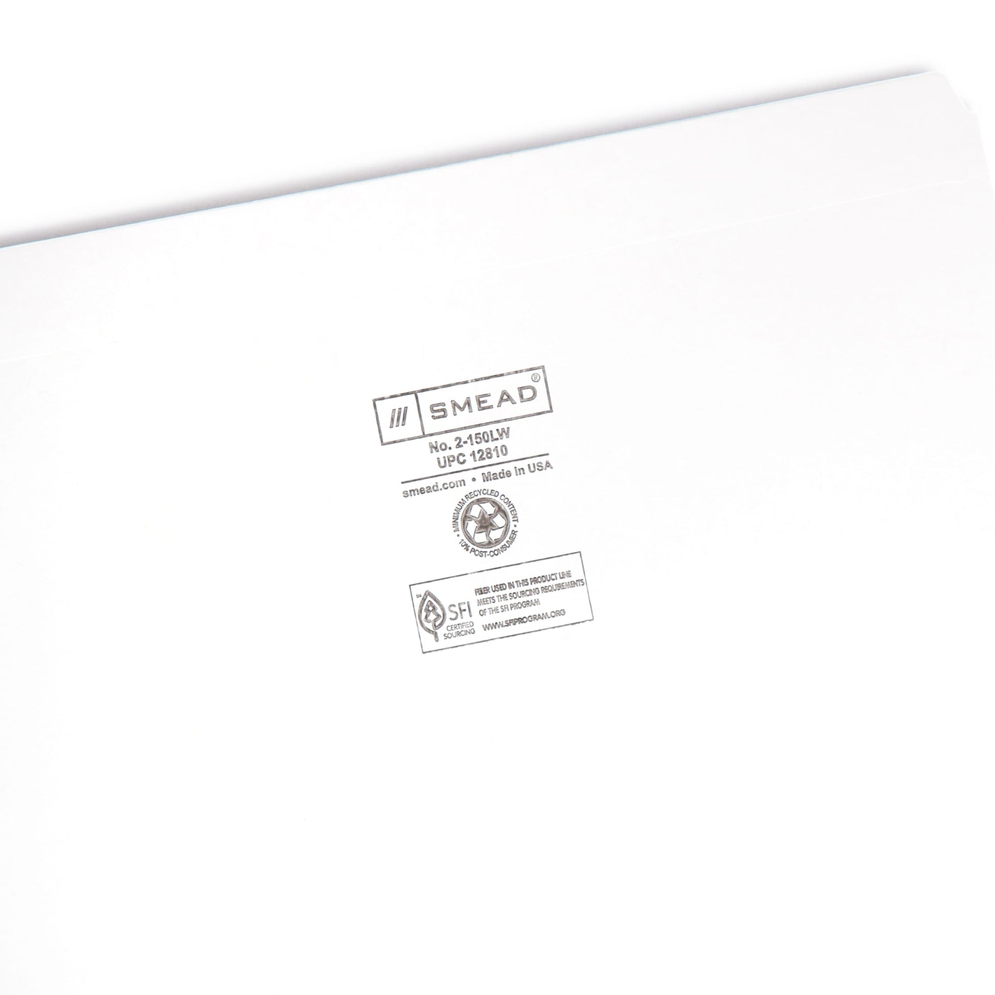 Reinforced Tab File Folders, Straight-Cut Tab, White Color, Letter Size, Set of 100, 086486128100