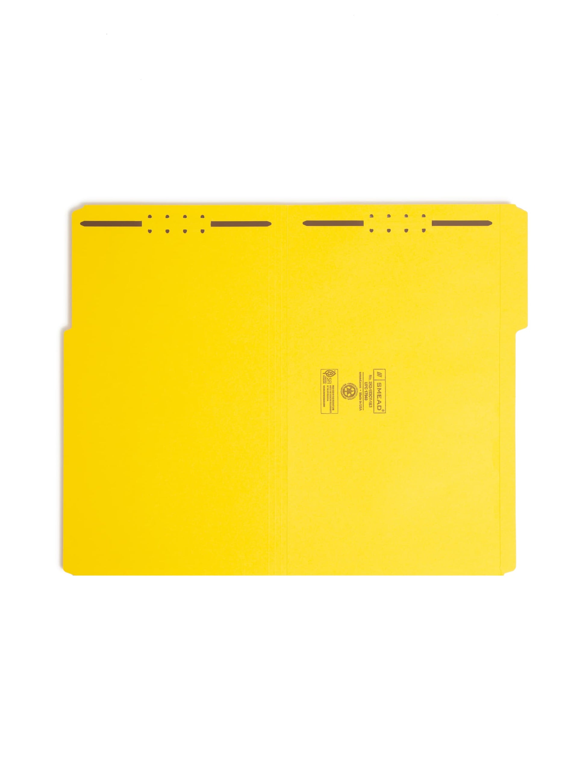 Reinforced Tab Fastener File Folders, 1/3-Cut Tab, 2 FastenersReinforced Tab Fastener File Folders, 1/3 Cut, Yellow, Legal, Yellow, Legal Size, Set of 50, 086486179409