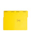 Reinforced Tab Fastener File Folders, 1/3-Cut Tab, 2 FastenersReinforced Tab Fastener File Folders, 1/3 Cut, Yellow, Legal, Yellow, Legal Size, Set of 50, 086486179409
