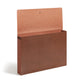 Redrope-Printed Expanding Wallets with Elastic Cord, Redrope Gusset, 3-1/2 Inch Expansion, Brown Color, Legal Size, Set of 10, 30086486713567