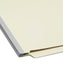 SafeSHIELD® Pressboard End Tab Classification File Folders, Straight-Cut Tab, 2 inch Expansion, 1 Divider, Gray/Green Color, Legal Size, Set of 10, 30086486298002