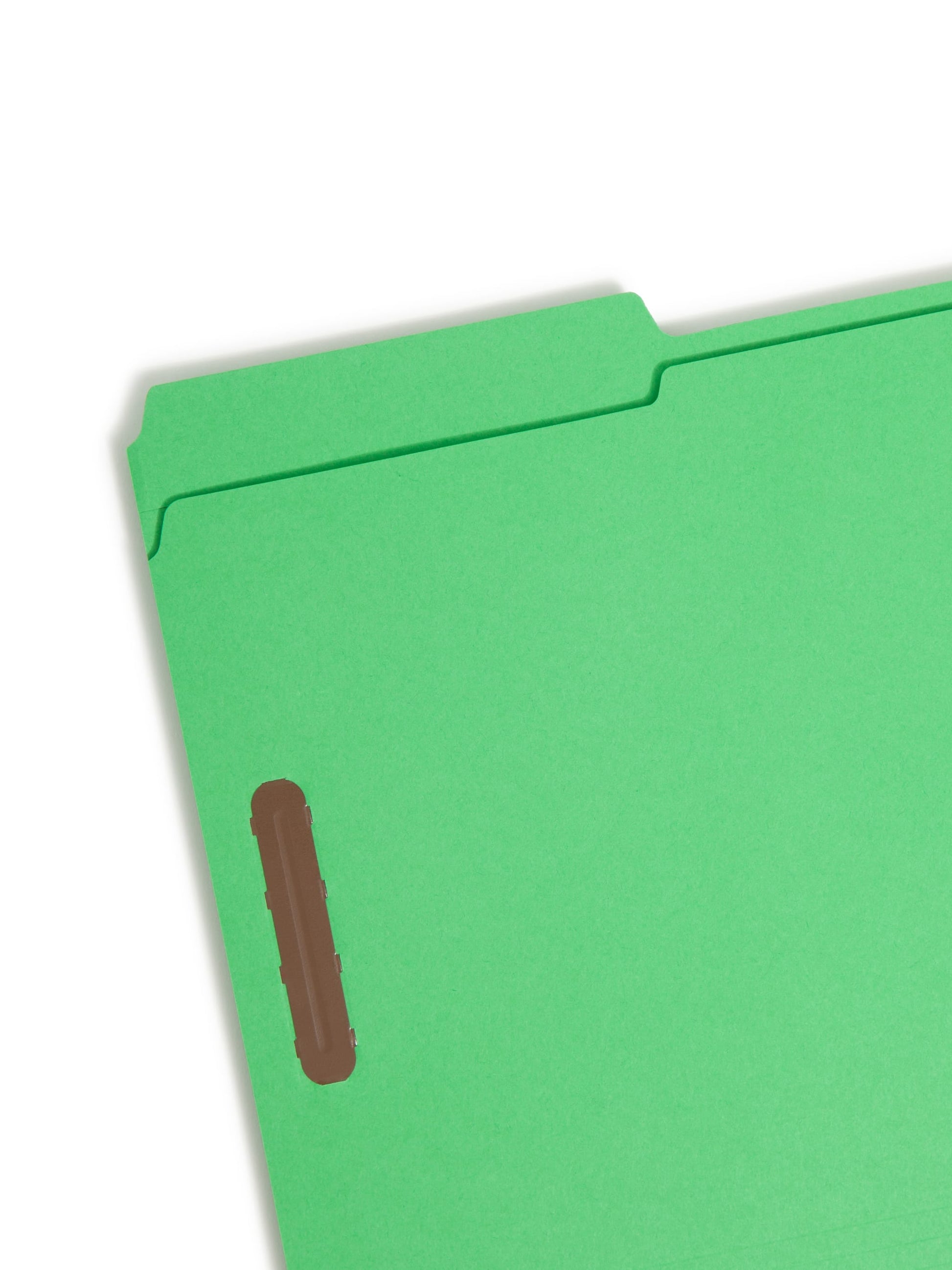 Reinforced Tab Fastener File Folders, 1/3-Cut Tab, 2 FastenersReinforced Tab Fastener File Folders, 1/3 Cut, Green, Legal, Green, Legal Size, Set of 50, 086486171403