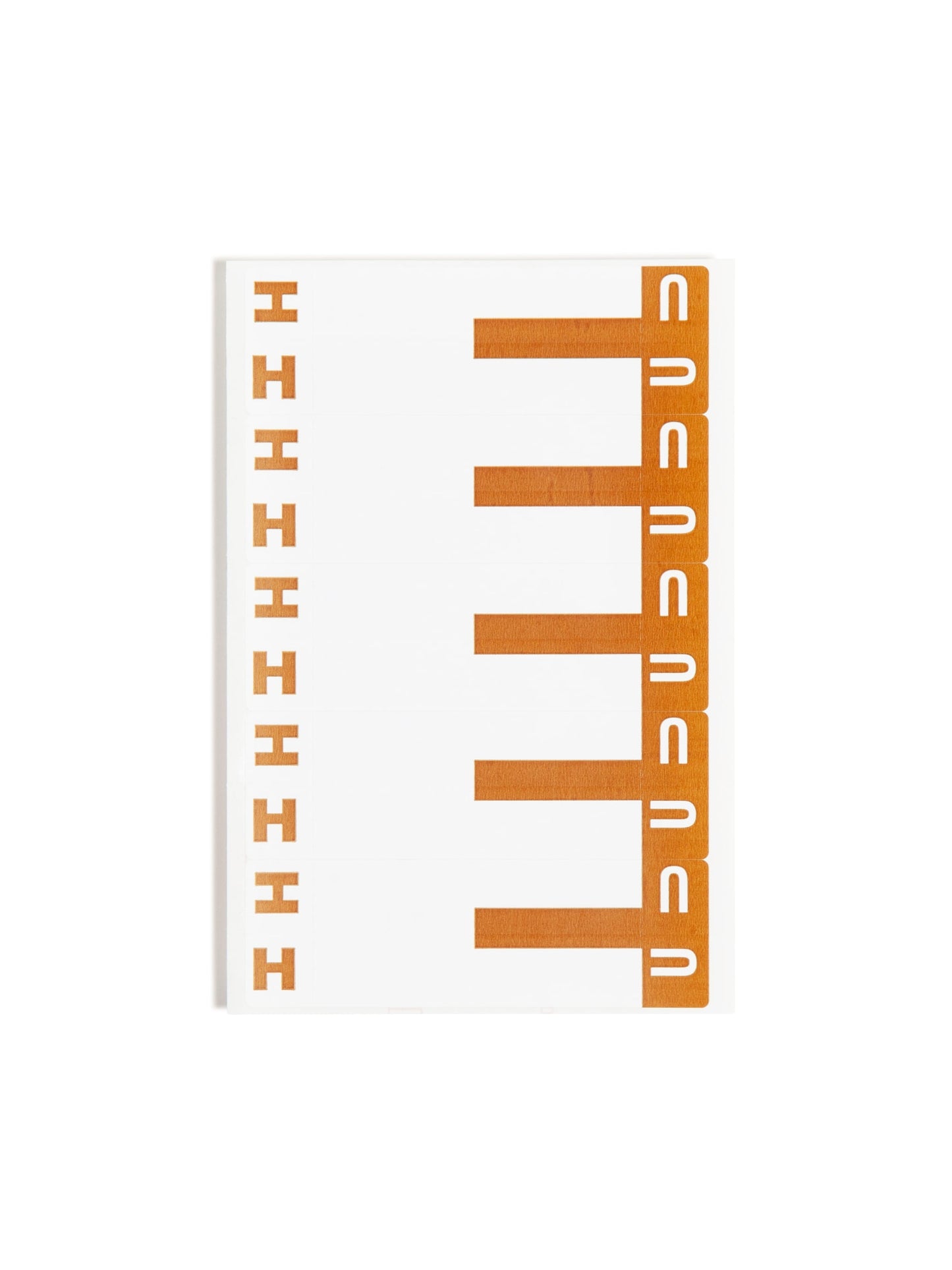 AlphaZ® NCC Color-Coded Name Labels - Sheets, Dark Brown Color, 3-5/8" X 1-5/32" Size, Set of 1, 086486671590