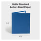Dark Blue Color, Letter Size, Set of 25, 30086486878549