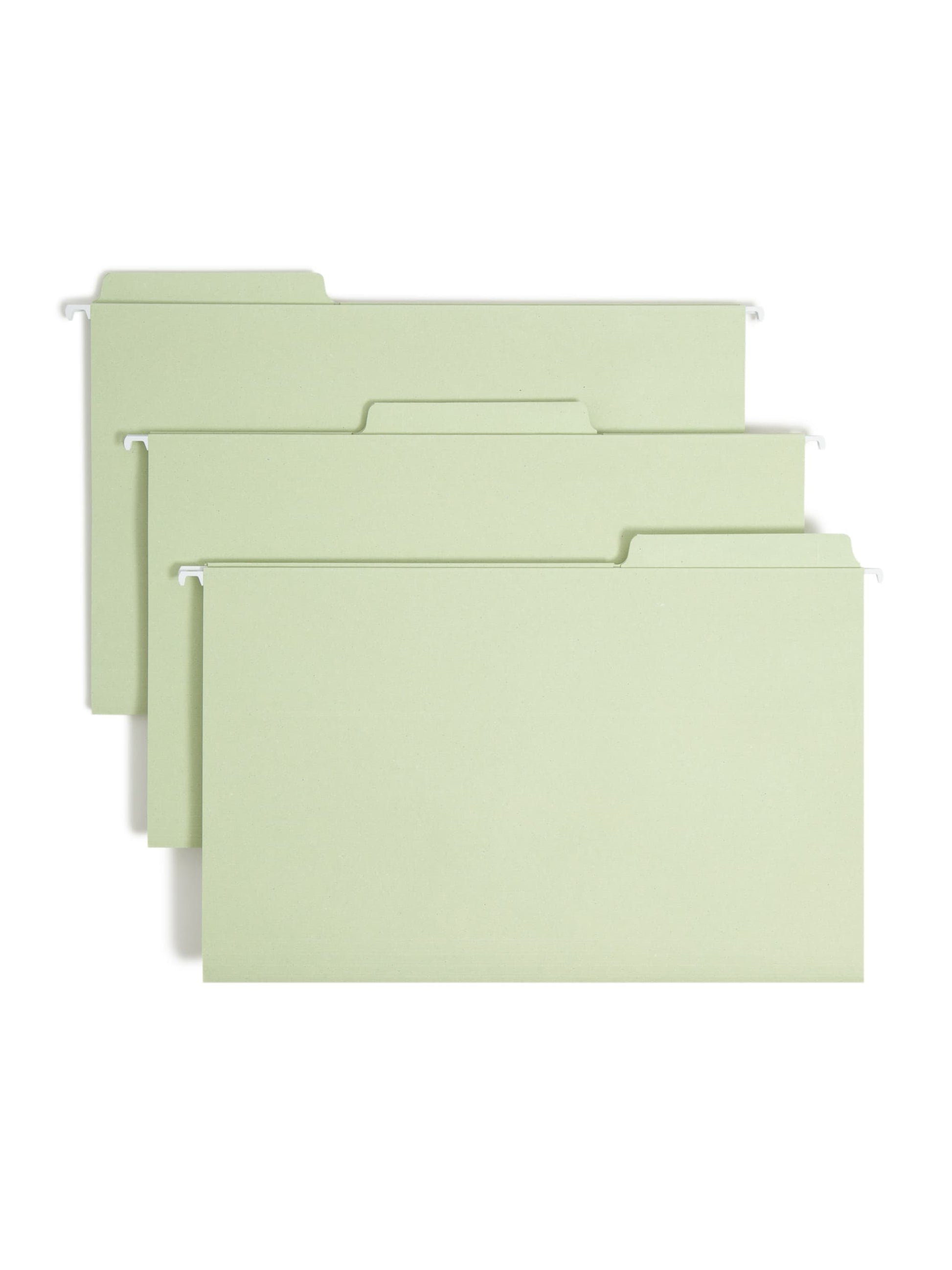 FasTab® Hanging File Folders, 1/3-Cut Tab, Moss Color, Legal Size, Set of 20, 086486640831